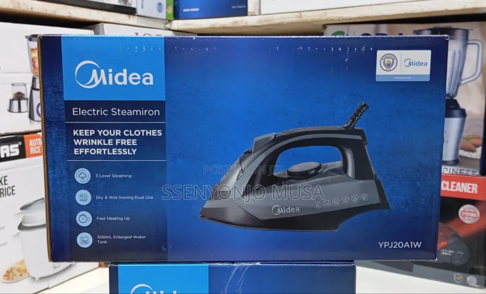 Midea Electric Steam Iron 2000-2400w - Free Clothes