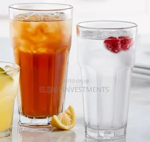 12pcs Unbreakable Acrylic Cocktail Juice Glasses