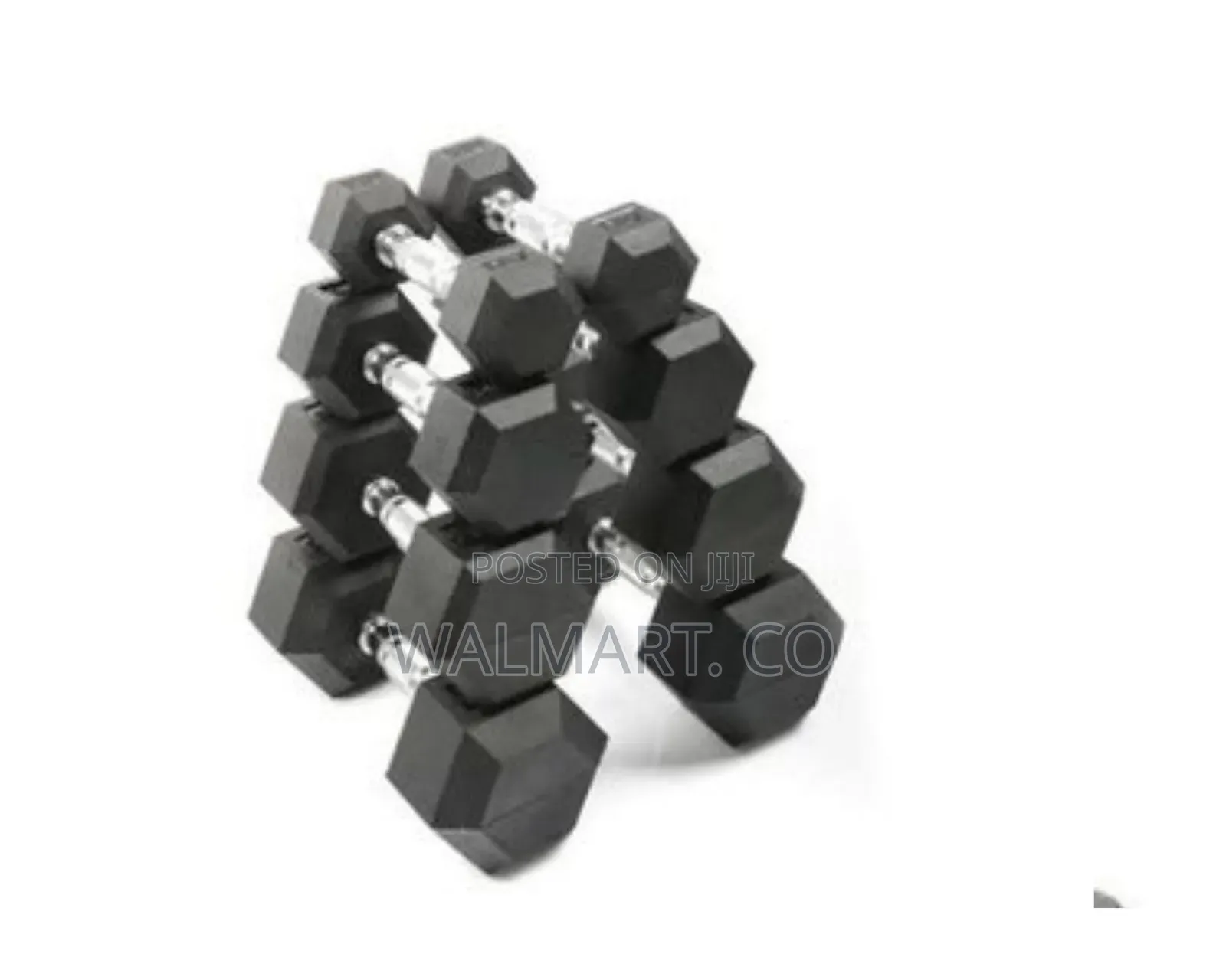 A Pair of 10kgs Hexagonal Dumbbells