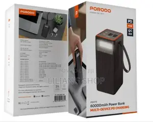 Porodo 60000mah High Capacity Power Bank