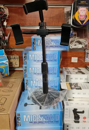 Triple Desktop Phone Holder