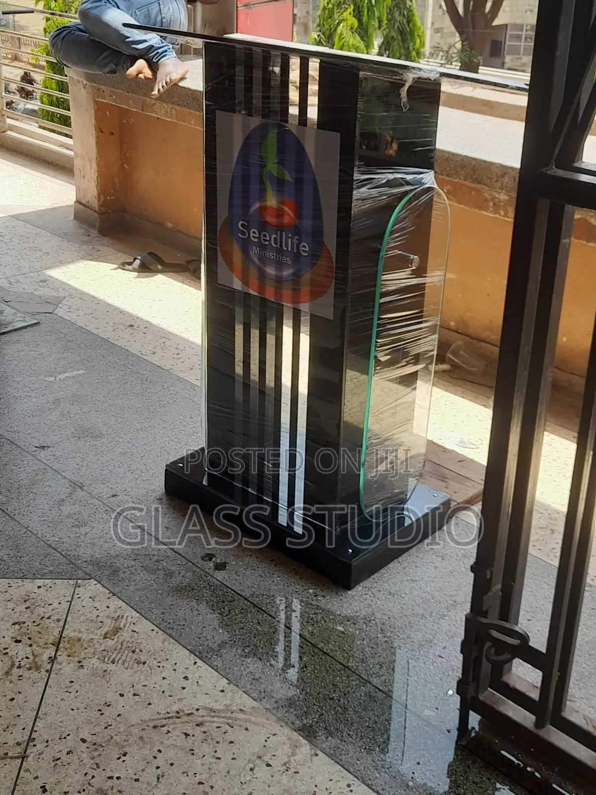 Glass Podium