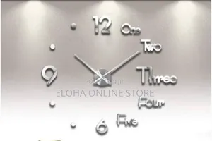 3d Framless Self Sticking Wall Clock