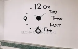 3d Framless Self Sticking Wall Clock