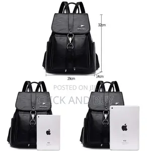 Ladies Leather Bag Backpack