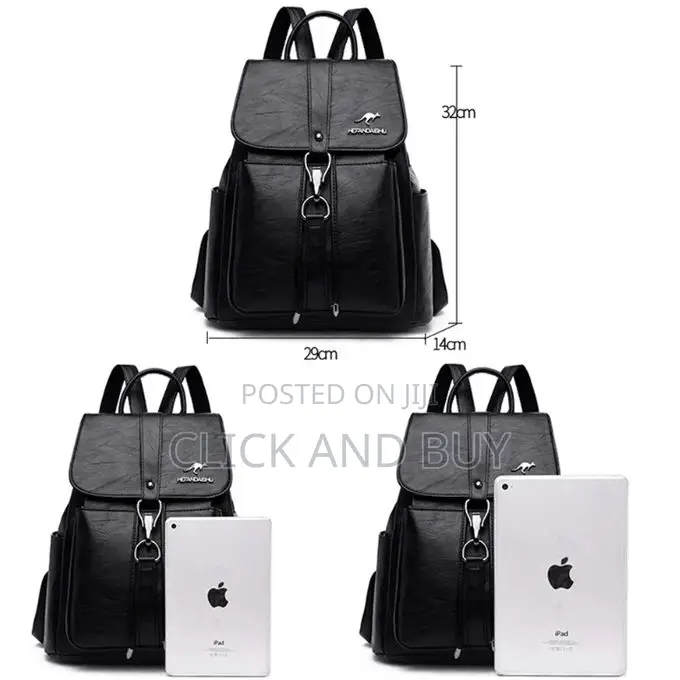 Ladies Leather Bag Backpack
