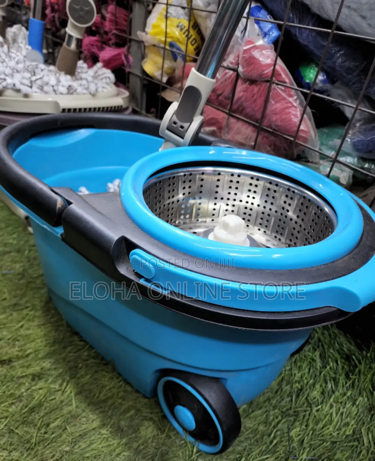 High Quality Spin Mopper Blue-Brown