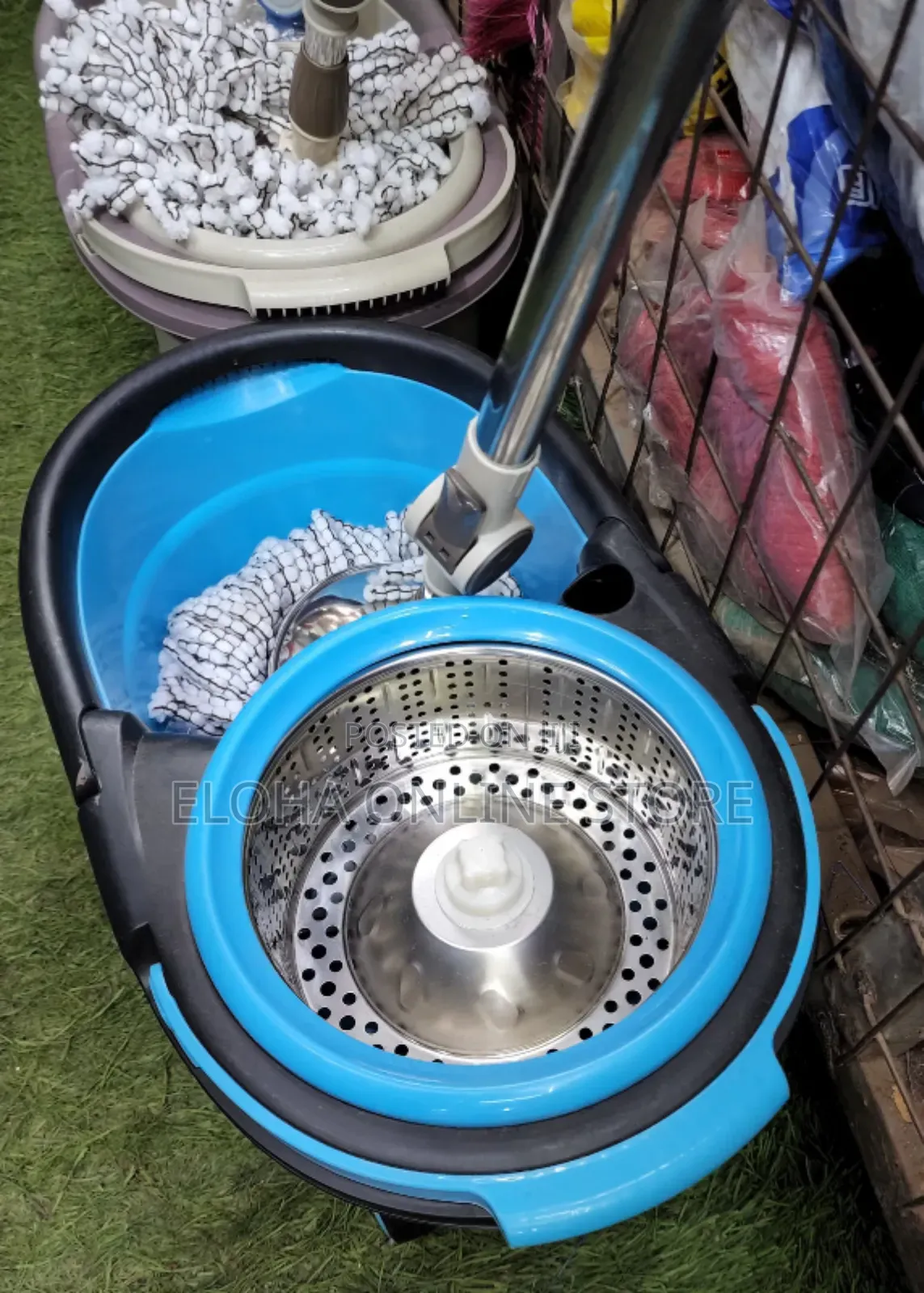 High Quality Spin Mopper Blue-Brown
