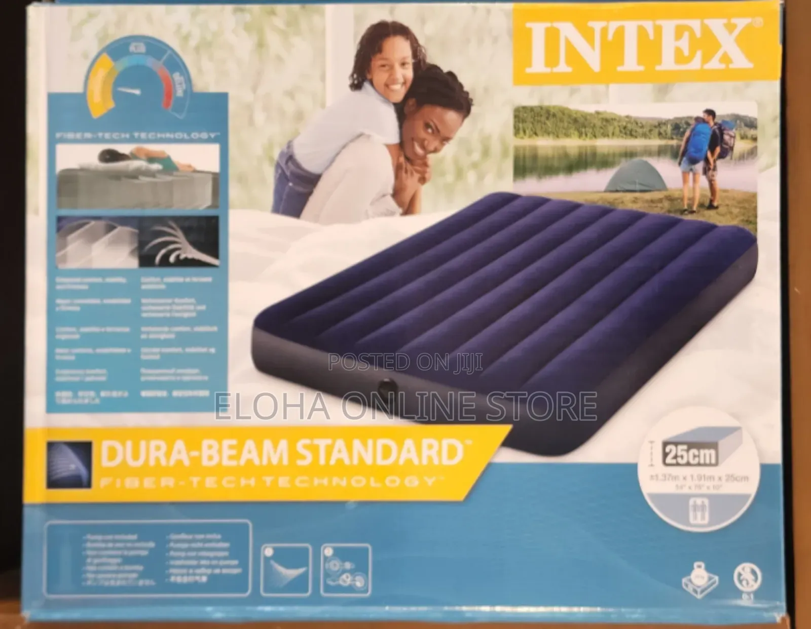 9.8inches 4by6 Inflatable Intex Air Matress With Pump