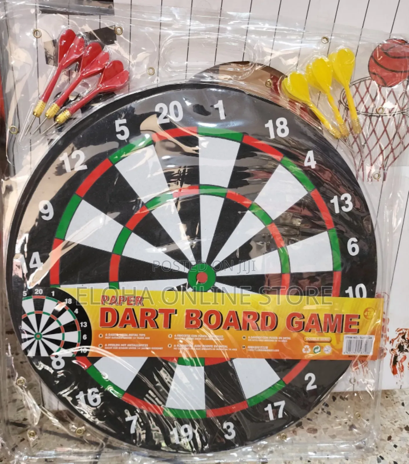 2in1 Dartboard and Bullseye Board Game