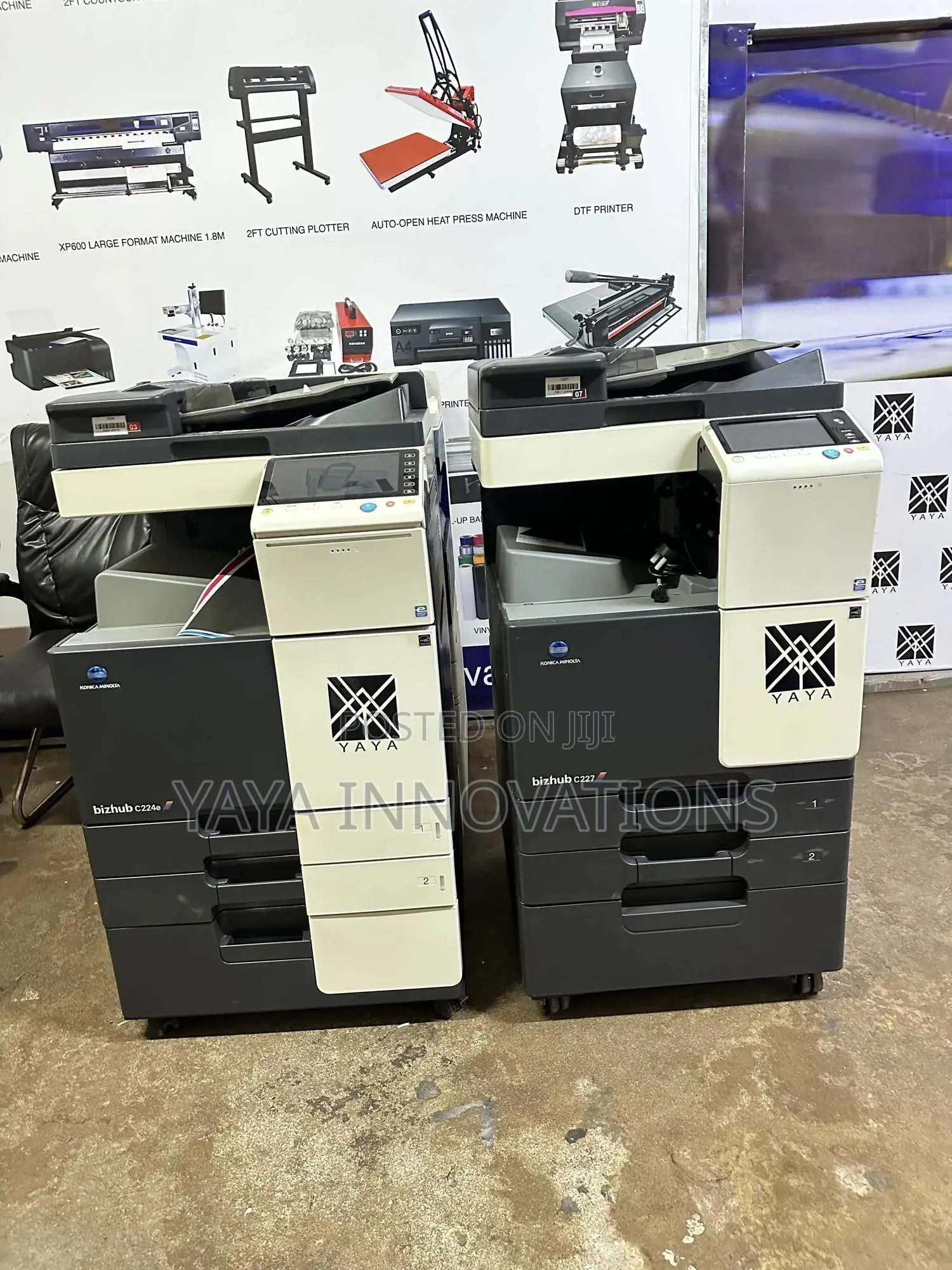 The 227 Bizhub Printer With 22ppm
