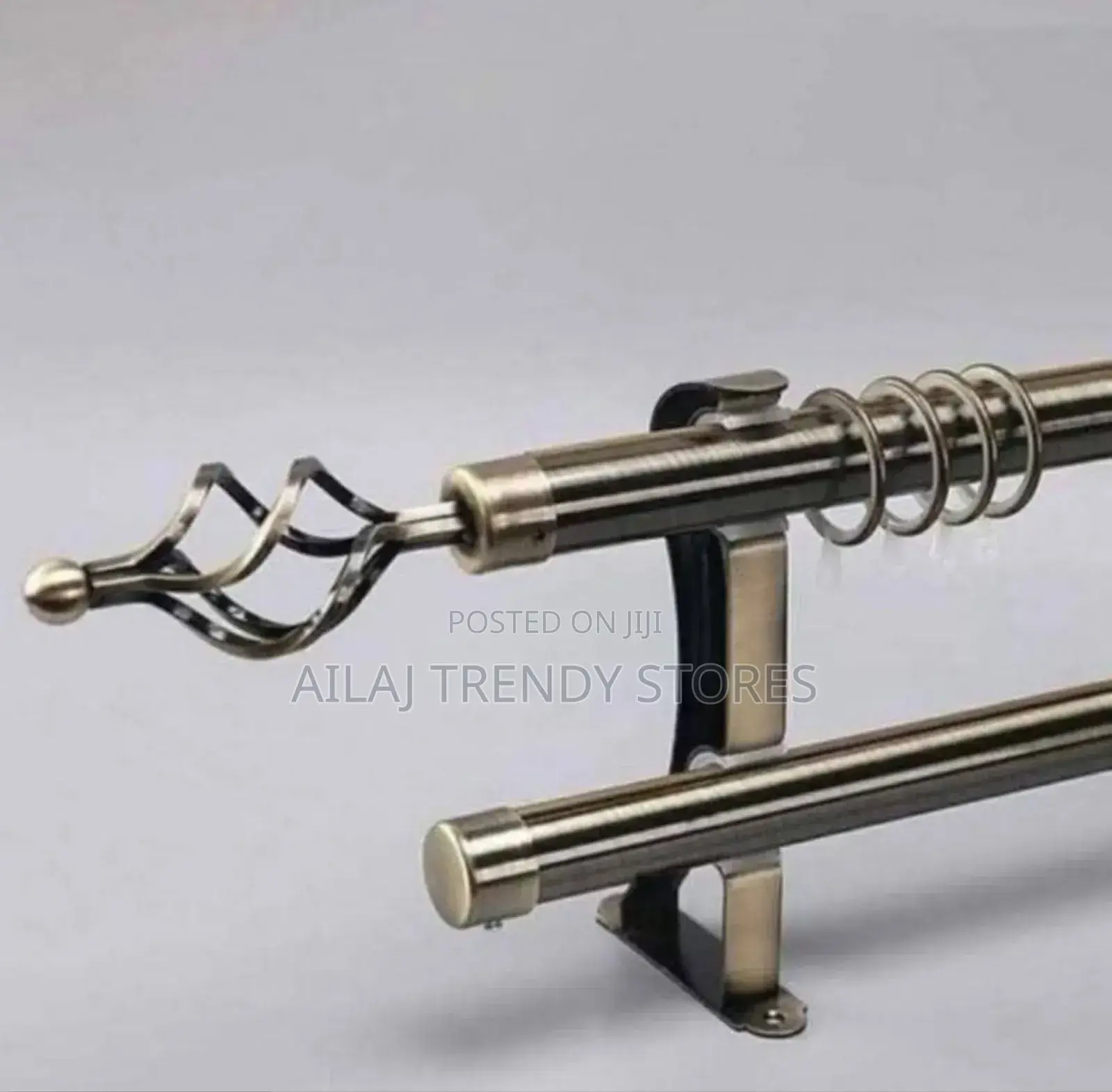 Correct Metallic Curtain Rods Per Metre