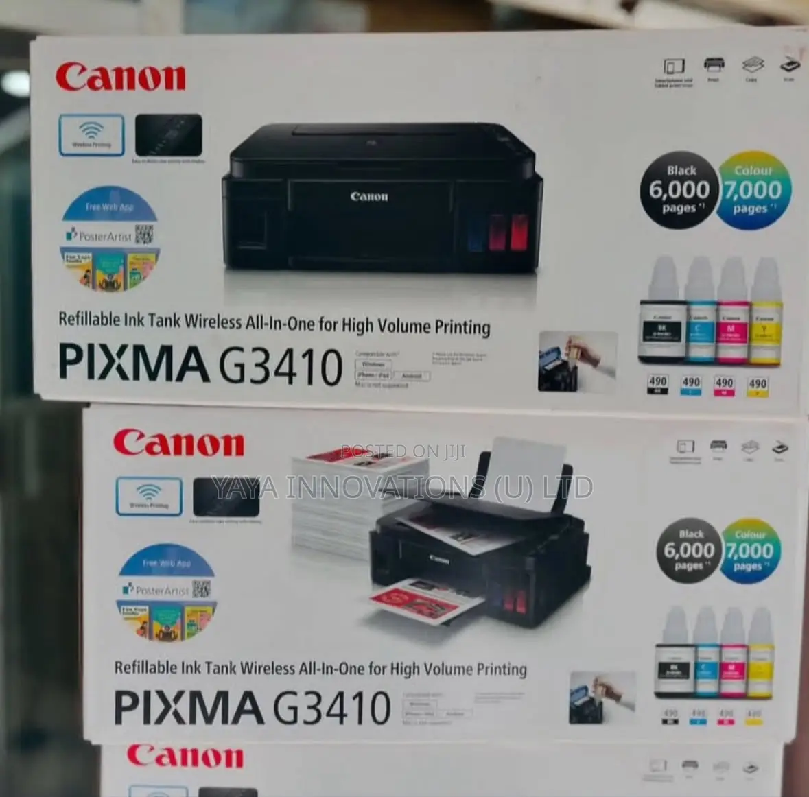 Canon Pixma G3410 Refillable Ink Tank