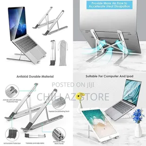 Portable Aluminum Foldable Laptop Stand.