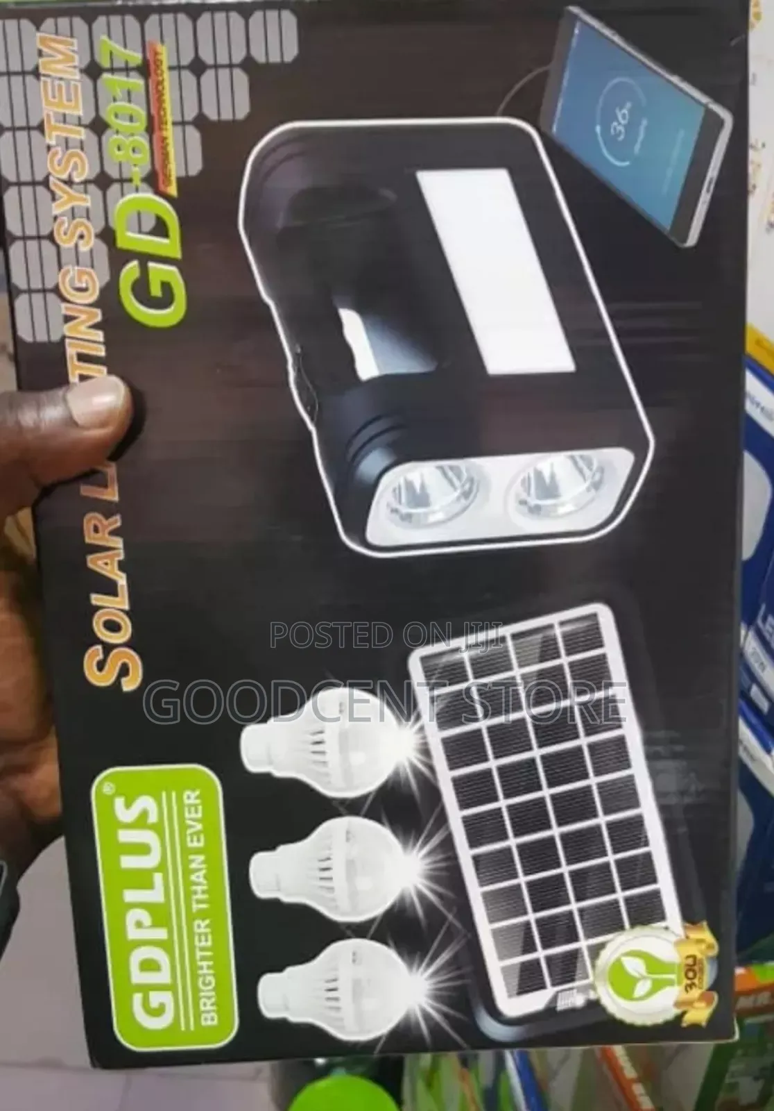 Portable Solar and 3bulbs