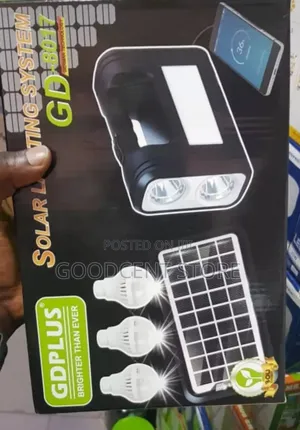 Portable Solar and 3bulbs