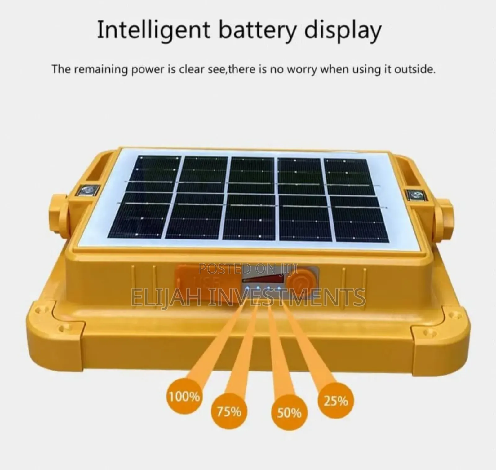 Multifunction High Power Rechargeable Flood Light