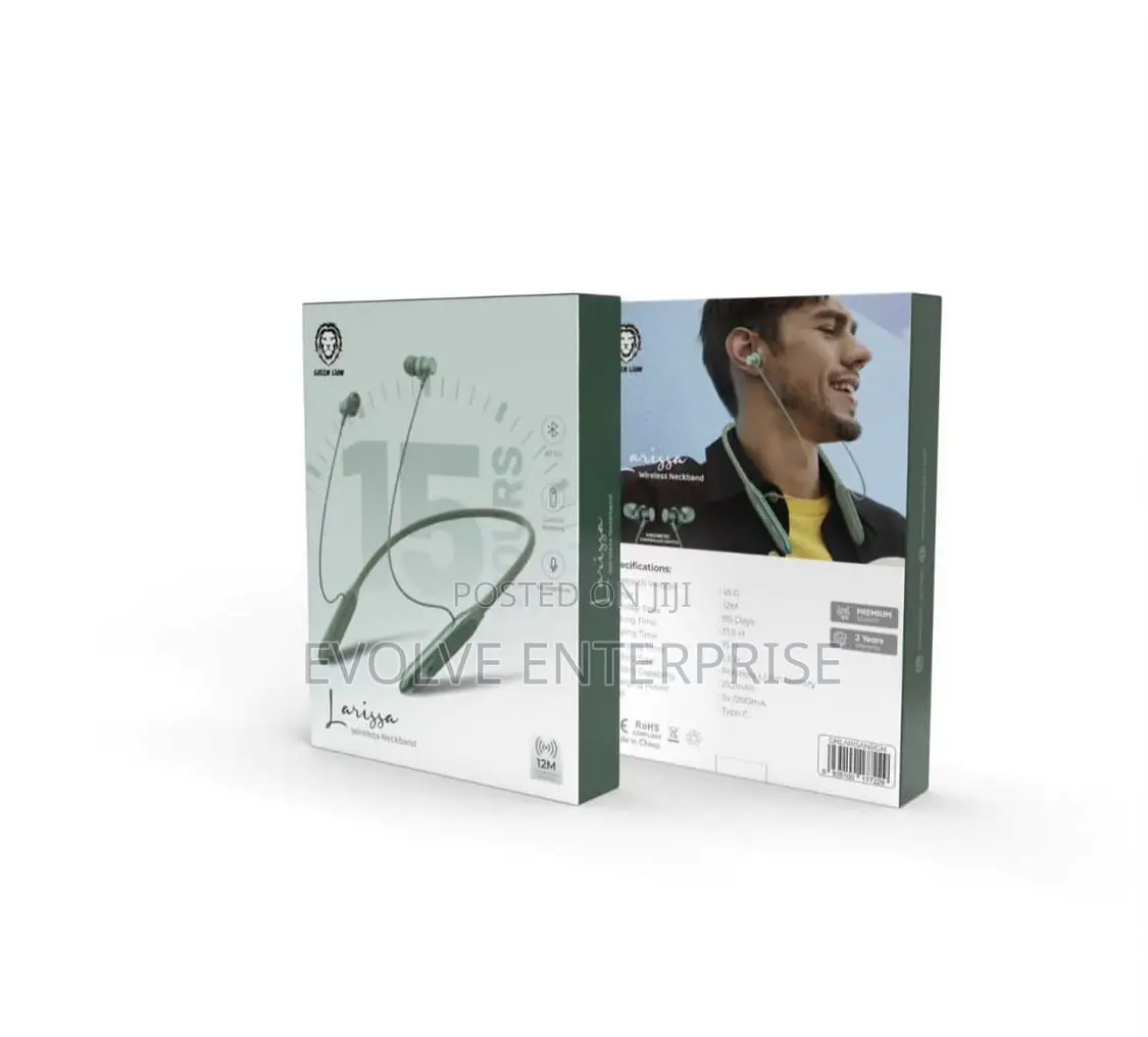 Green Lion Larissa Wireless Neckband Headphones