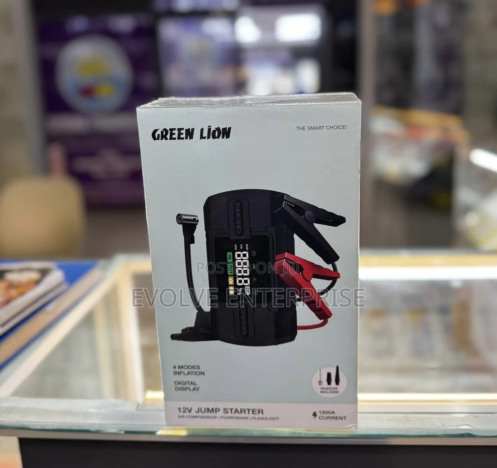 Green Lion 12v Jump Starter 12000 Mah