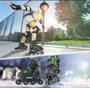 Quality Adjustable Inline Skates for Kids Adults With Gears