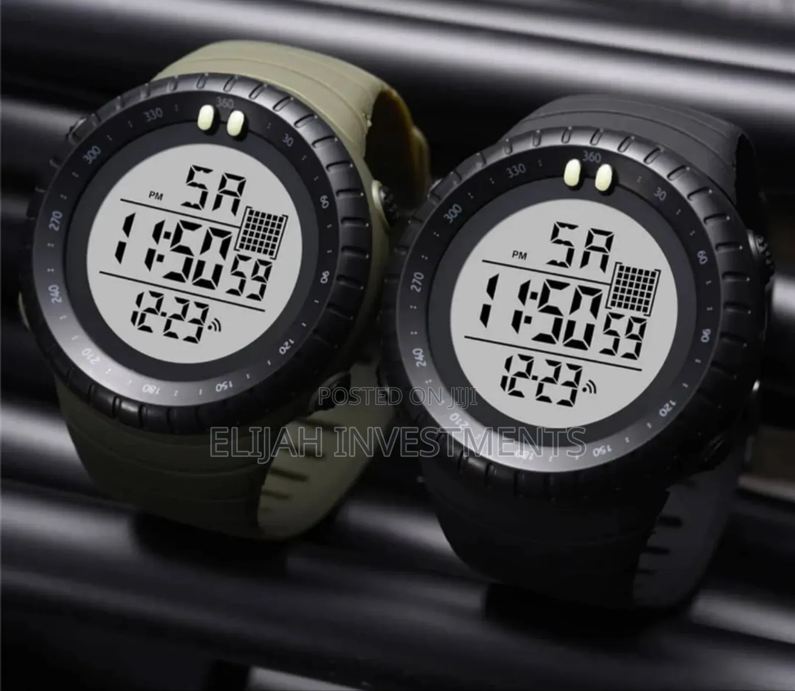 Waterproof, Large Screen Men Digital Sports Watch