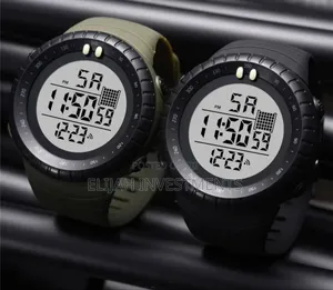 Waterproof, Large Screen Men Digital Sports Watch