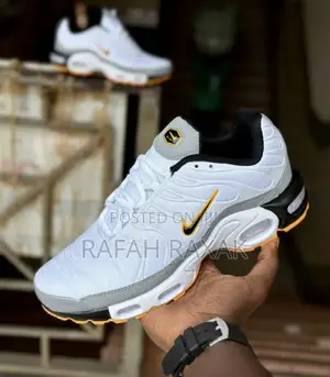 Classic White/Grey Nike Air Max Plus Tn Sneakers in Stock