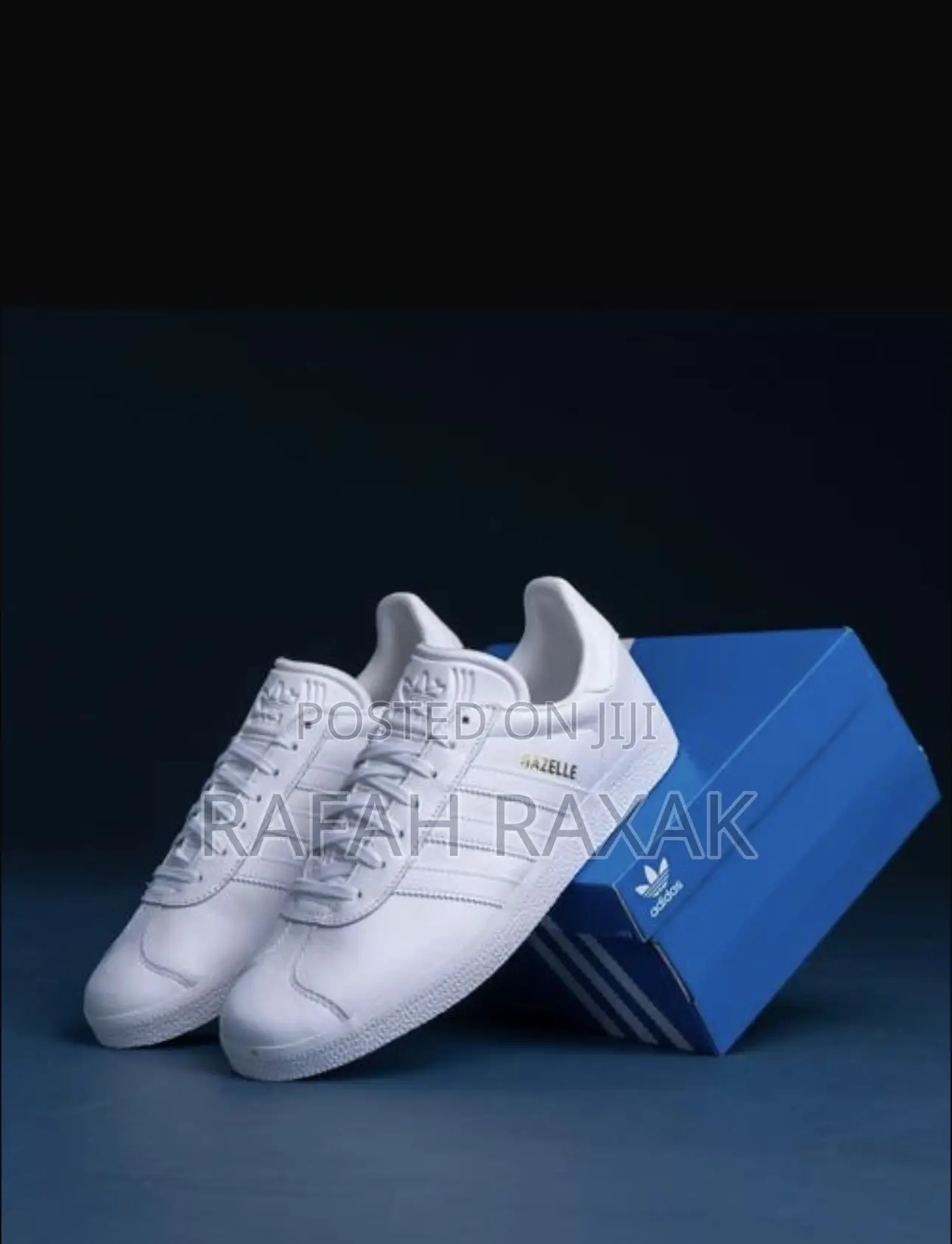 Classic All White Adidas Gazelle Sneakers