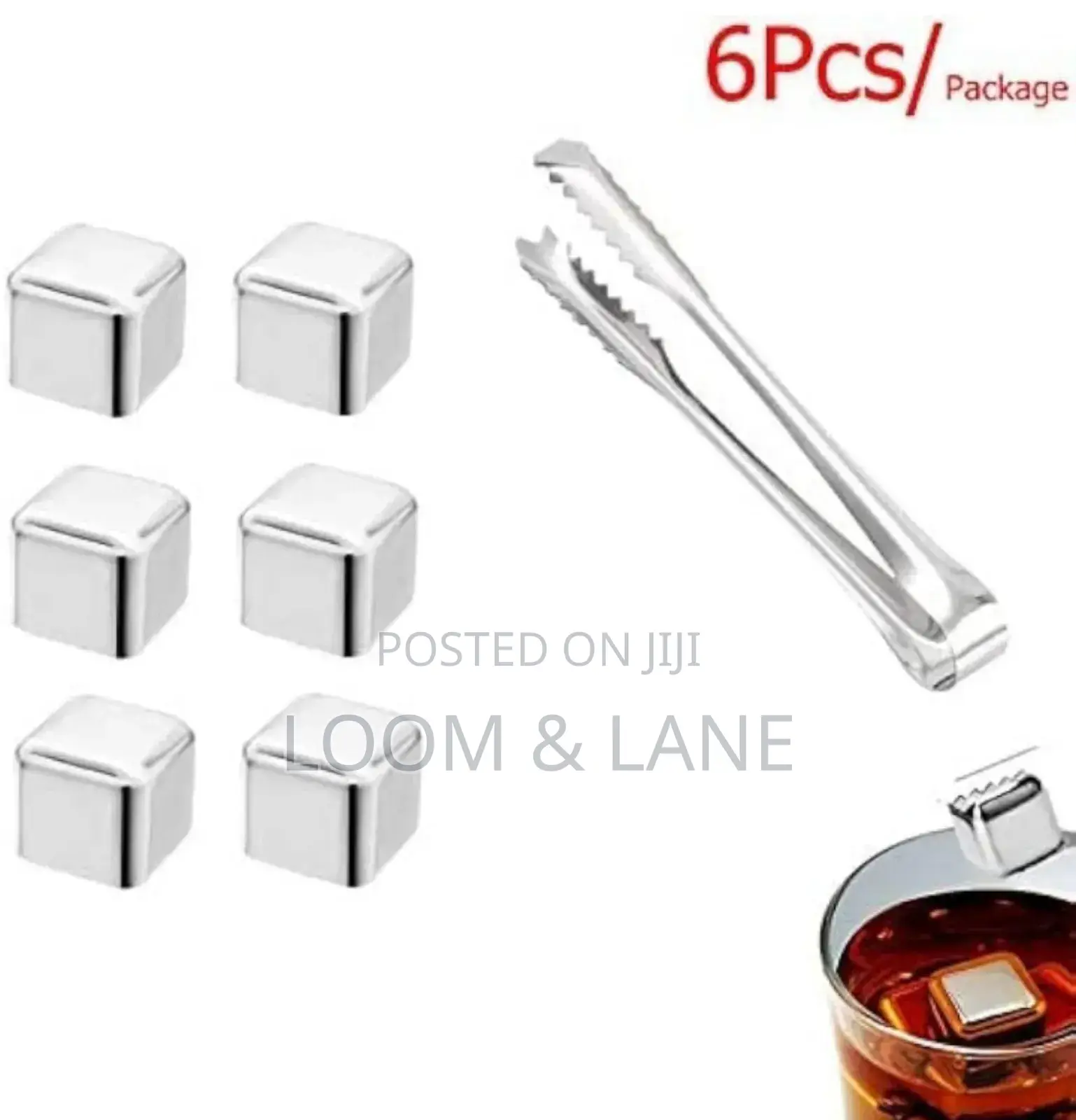 Stainless Steel Ice Metal Whiskey Ice Cube