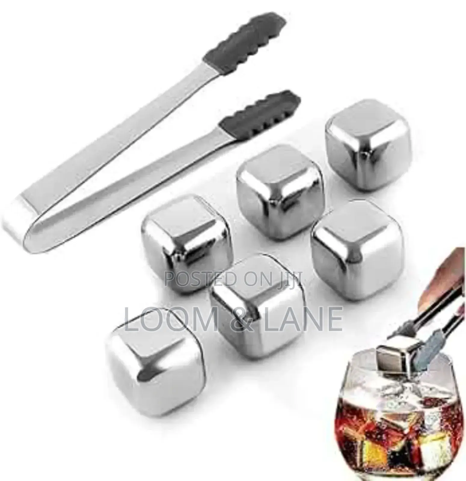 Stainless Steel Ice Metal Whiskey Ice Cube