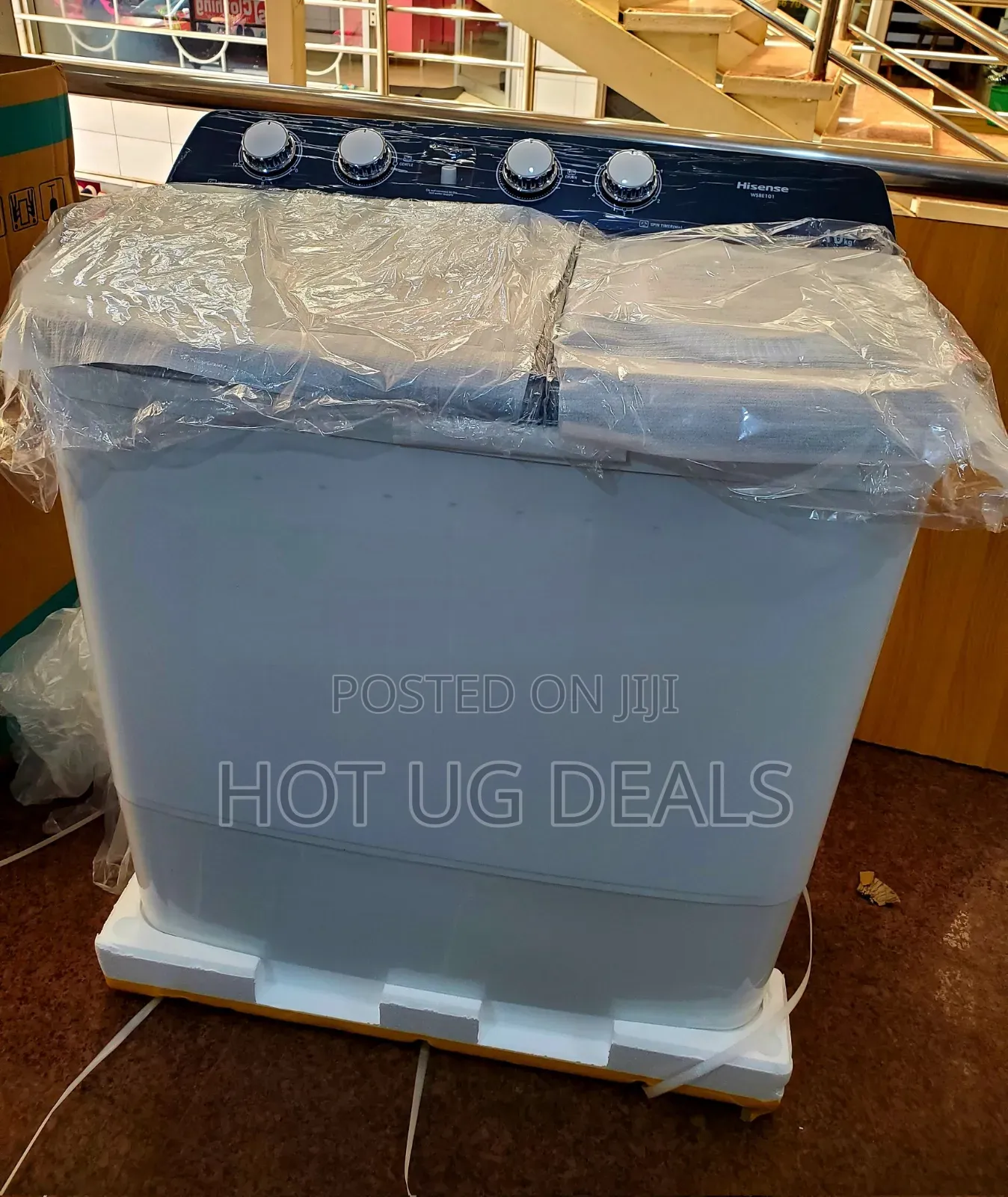 Hisense 10kg Twin Tub Washing Machine - White