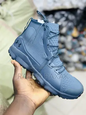 Original Blue Under Armour Speedfit Hike High Top Sneakers