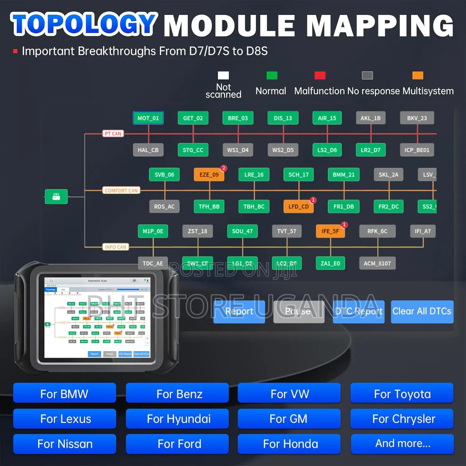 Xtool D8s Car Diagnostic Tool