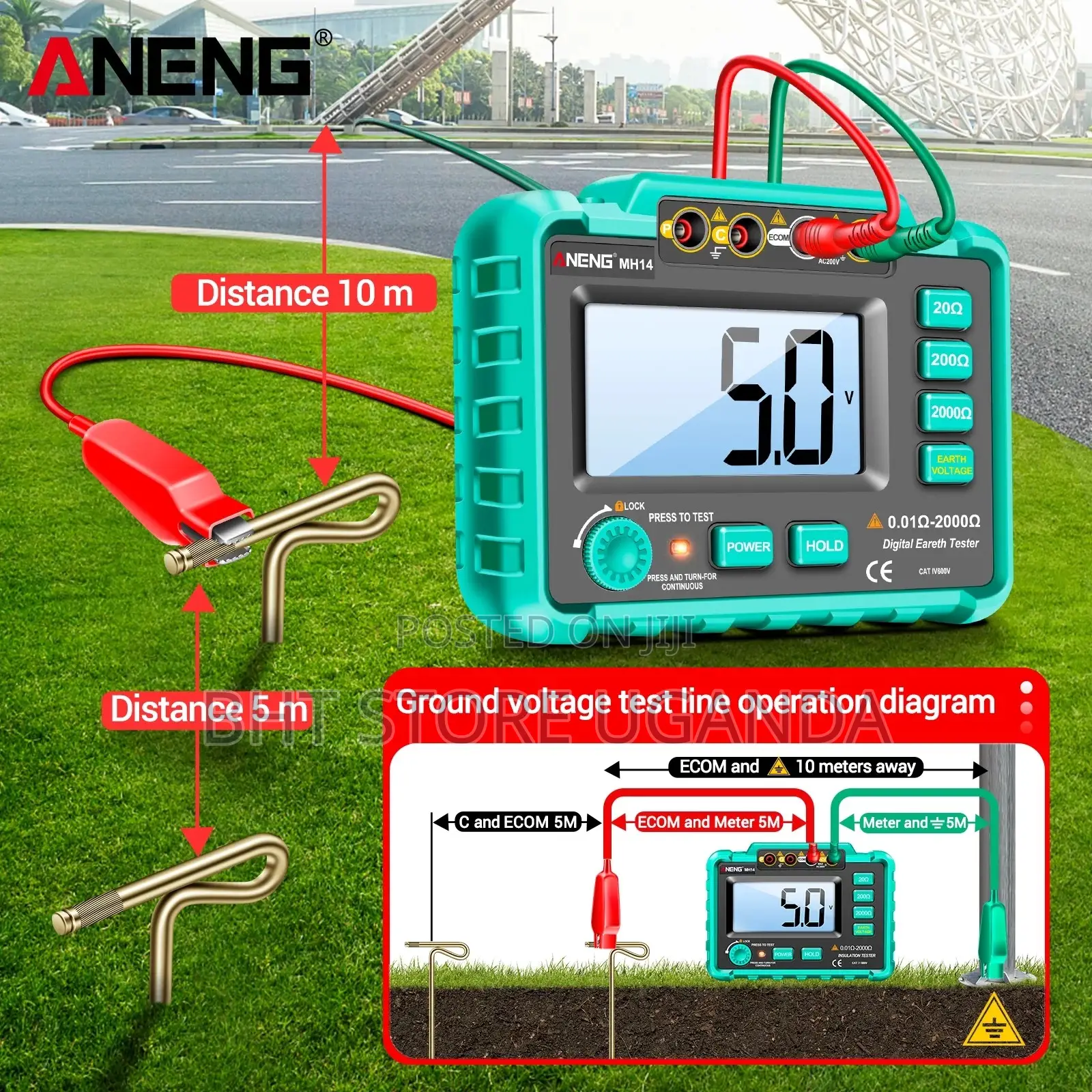 Aneng Mh14 Earth Resistance Tester