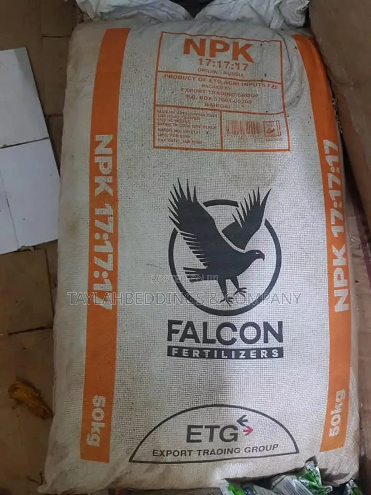NPK Fertilizers 17:17:17 50kg
Falcon Fertilizers