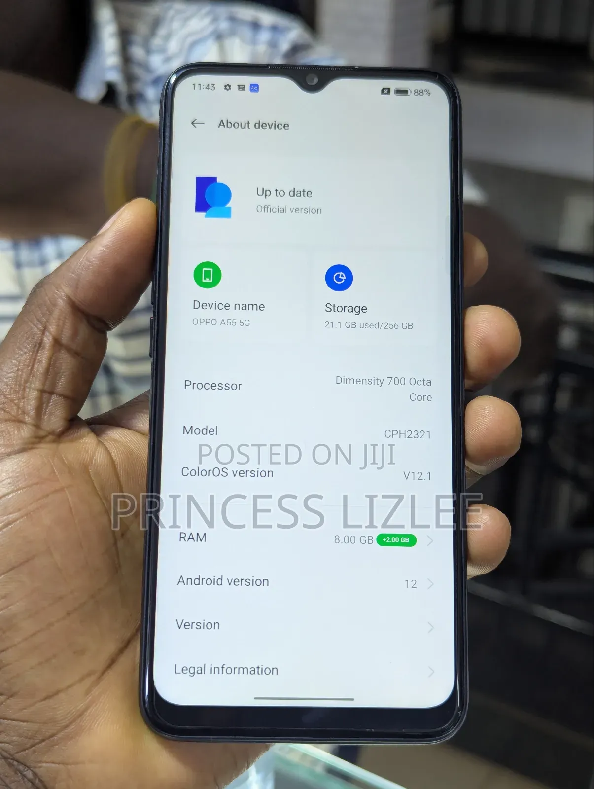 Oppo A55 5G 128 GB Blue