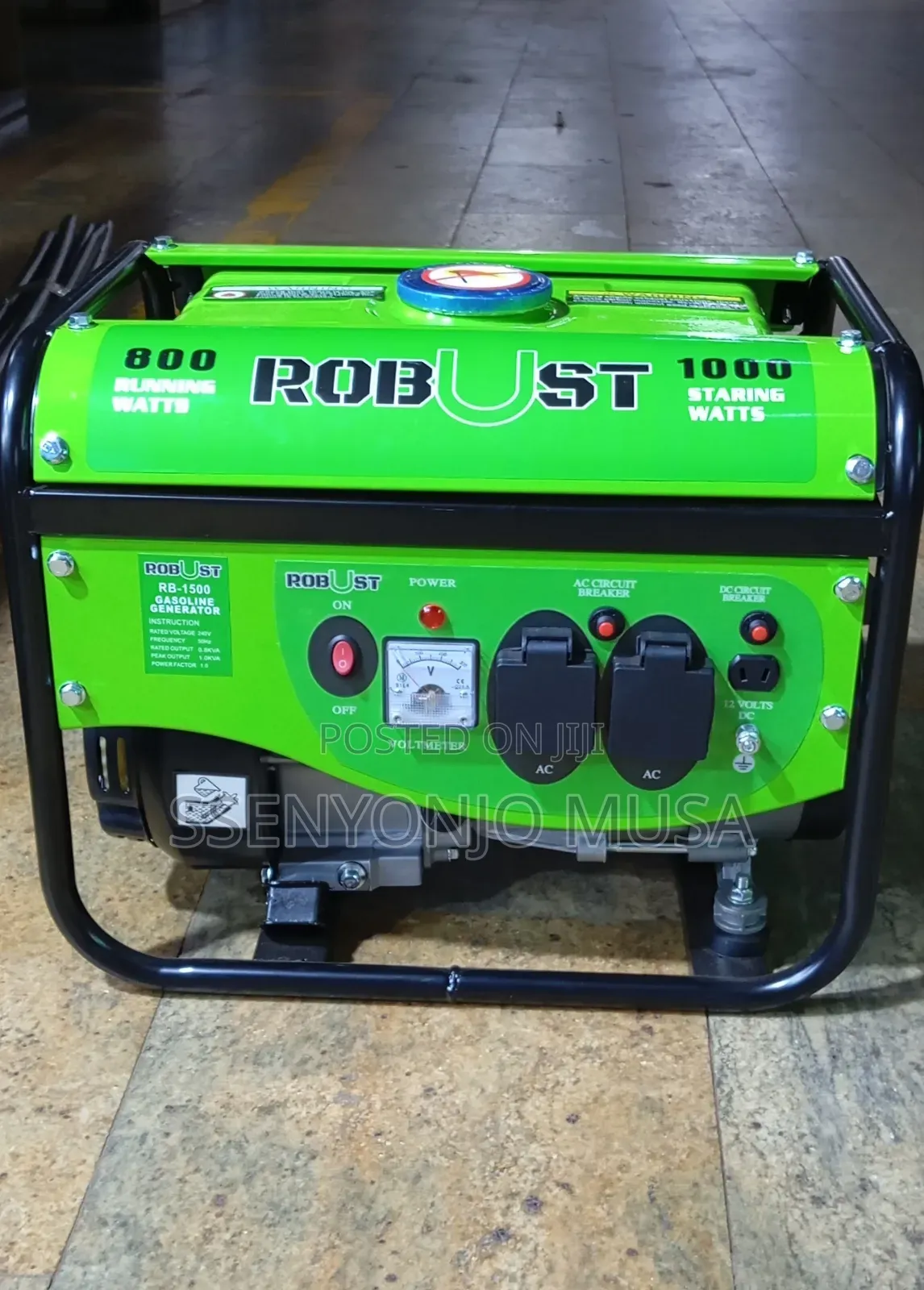 Robust Rb-1500 Gasoline Generator 800w 240v