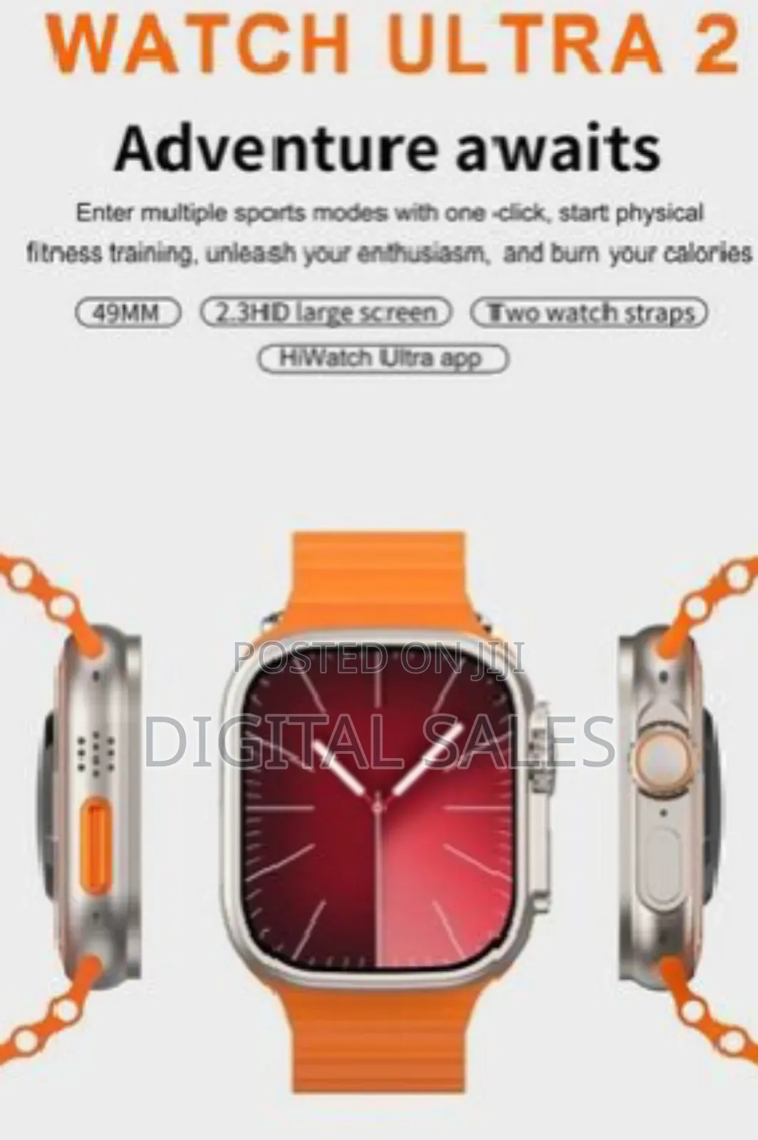 S8 Ultra Smartwatch With 4g Simcard Slot (Honeycomb Edition)