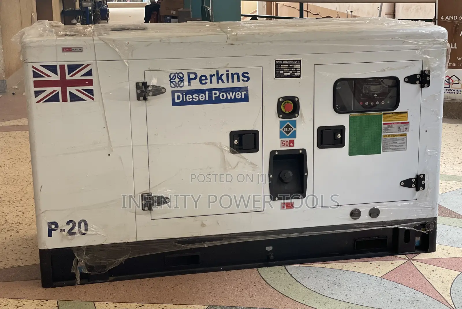 Perkins Generator 20kva, 16kw