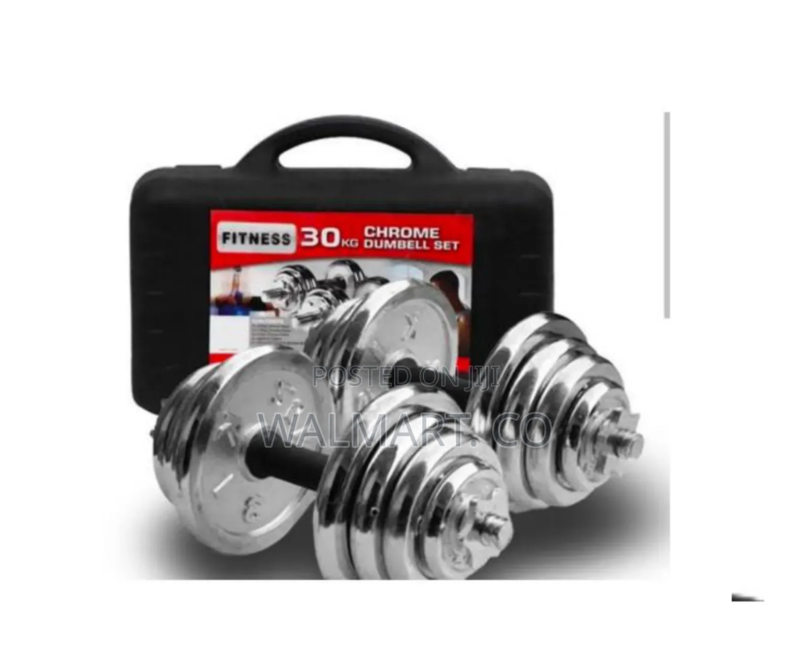 30kg York Chrome Dumbbell Set