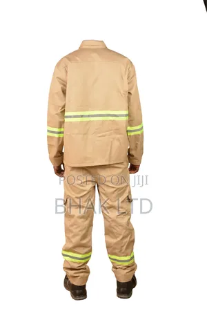 Khaki Overalls With Reflector