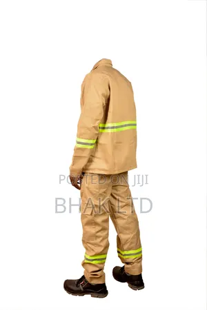 Khaki Overalls With Reflector