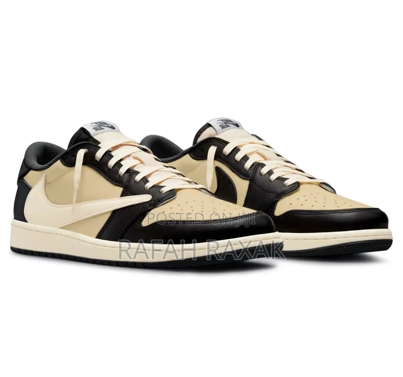 Original Air Jordan 1 Low Fragment X Travis Scott Sneakers