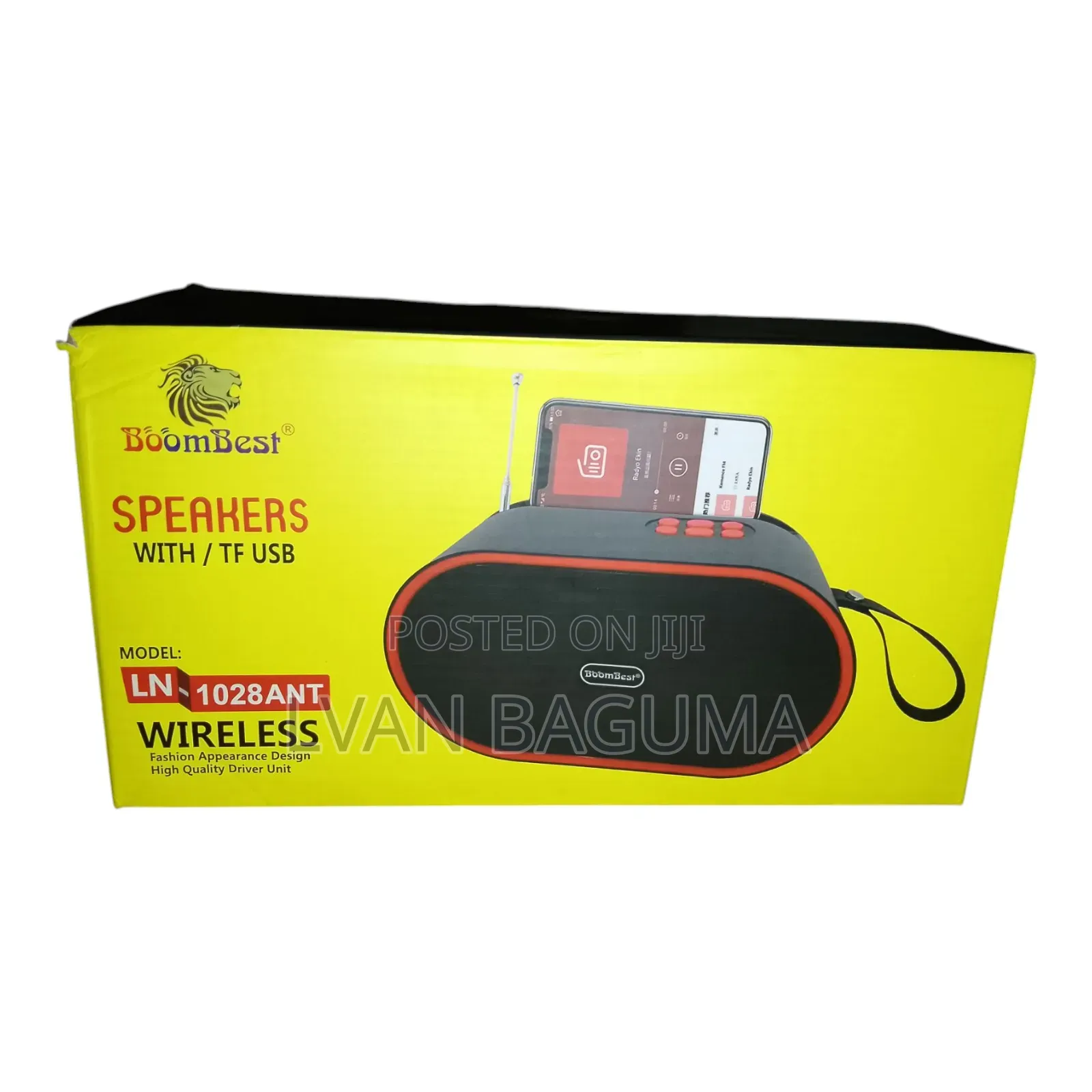 Super Bass Boombest Wireless Radio Speaker - Ln1028ant