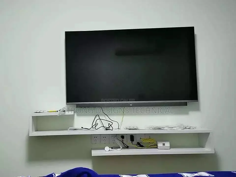 Simple 4 Ft Wall Mounted Tv Stand.