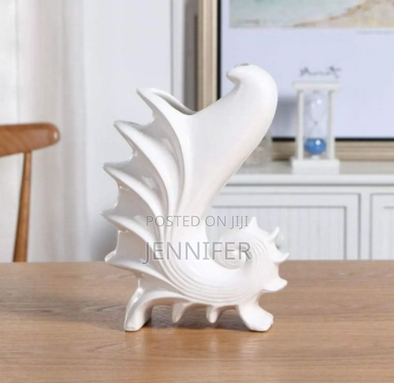 Simple and Stylish Creative Conch Fish Decorative Vase