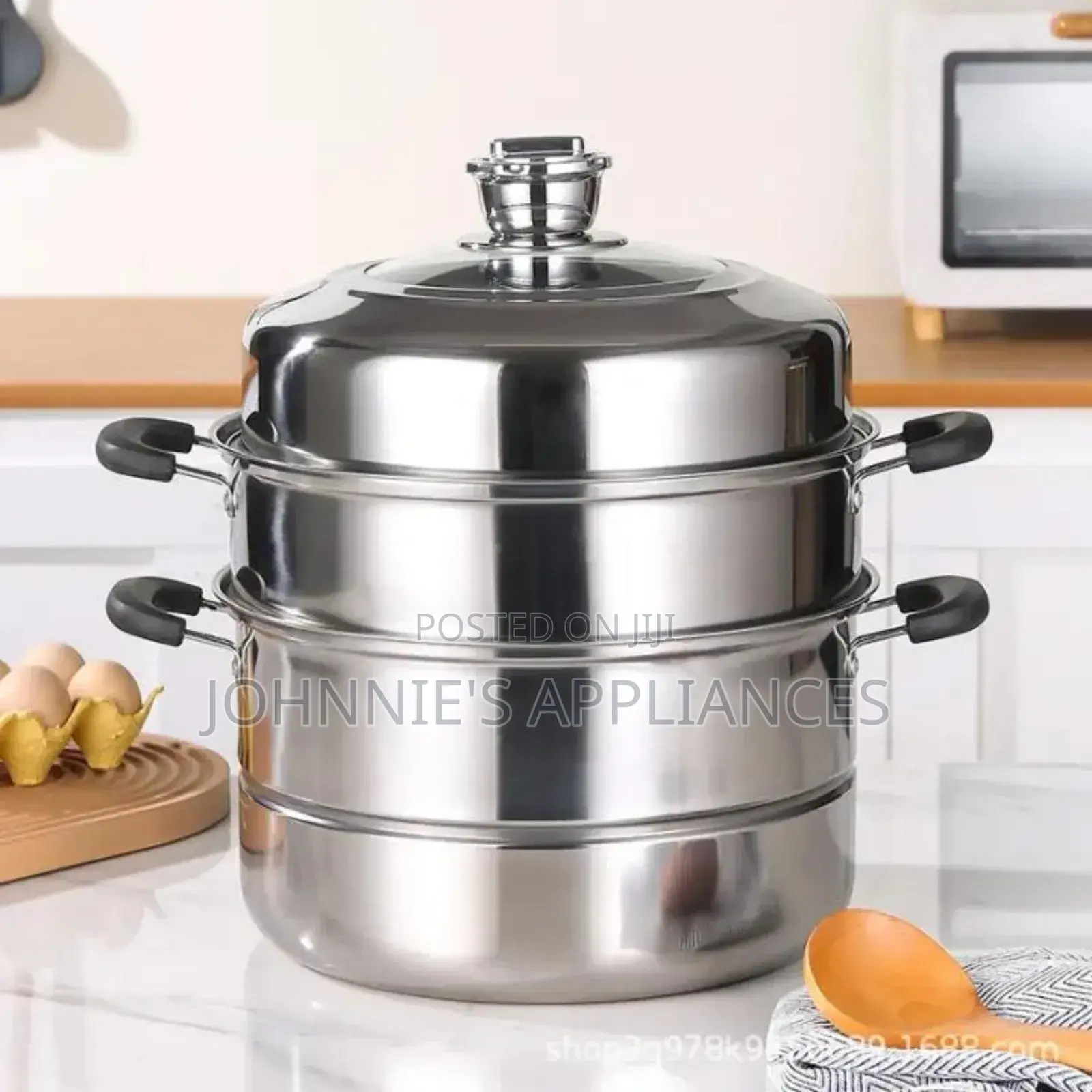 Non Electric Food Steamer 3tiers