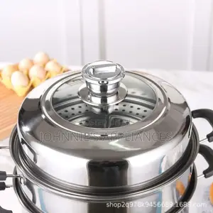 Non Electric Food Steamer 3tiers
