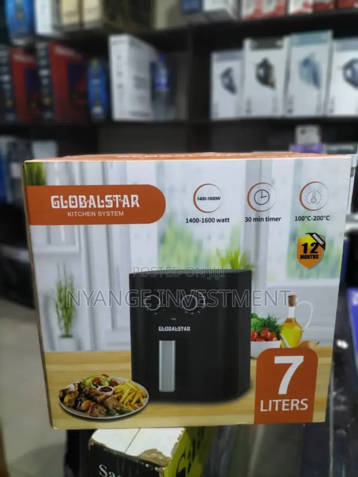Electric Air Fryer 7litres.Globalstar Electric Air Fryer
