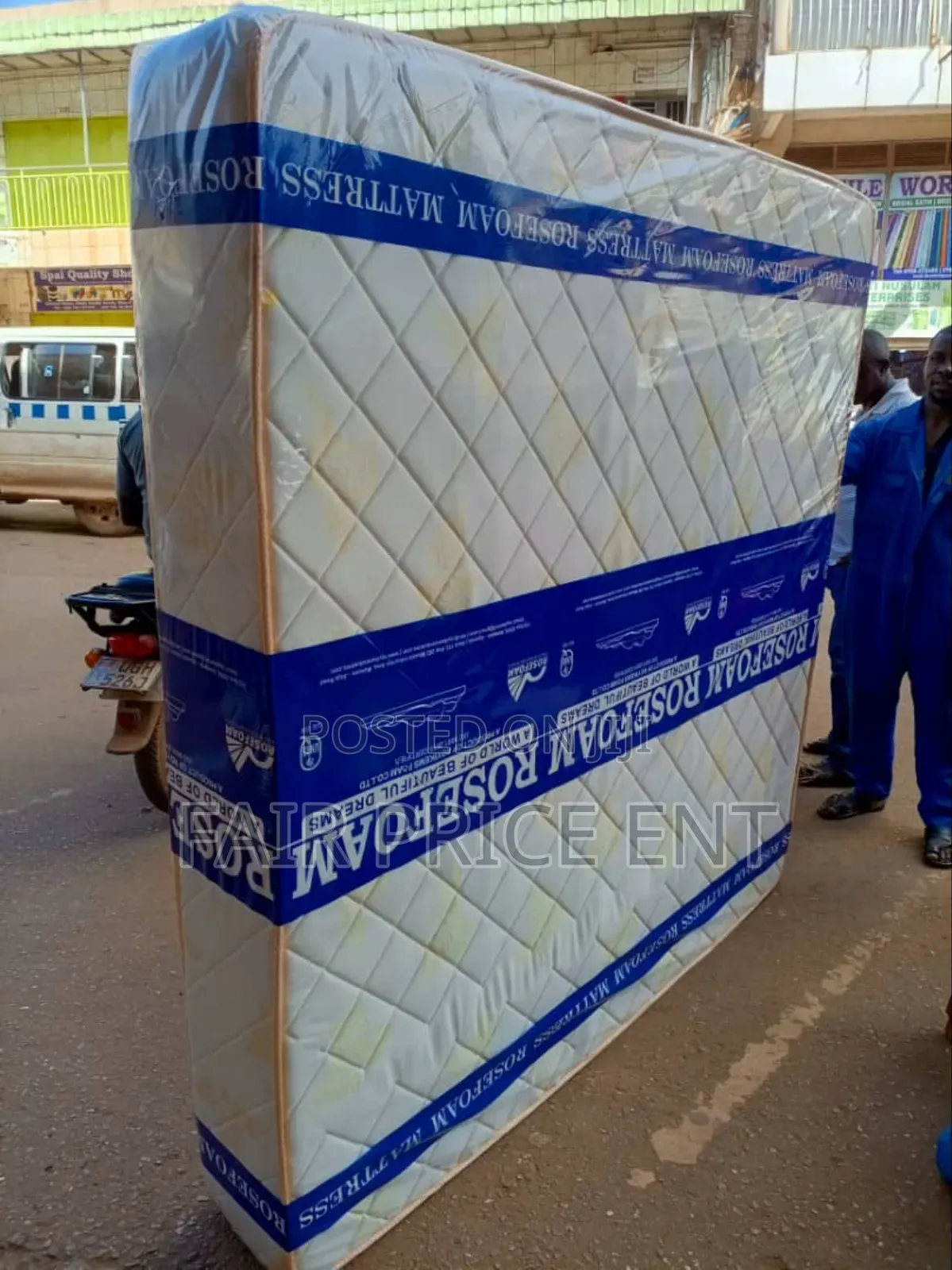 Premium High Density Mattress Smart. 6*6*10inches. ( White)